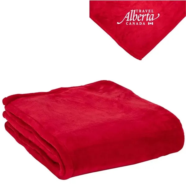 Luxurious 100% Polyester Faux Mink (300gsm,15 oz.) with self finish hem... from ASI 40544 Binaco