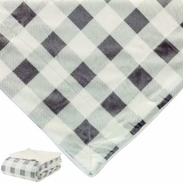 50"W x 60"H x 3/16"D. Luxuriously ultra plush 220gsm micro mink... from ASI 40544 Binaco