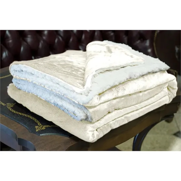 50"W x 60"H x 3/16"D. Luxuriously ultra plush 220gsm micro mink... from ASI 40544 Binaco