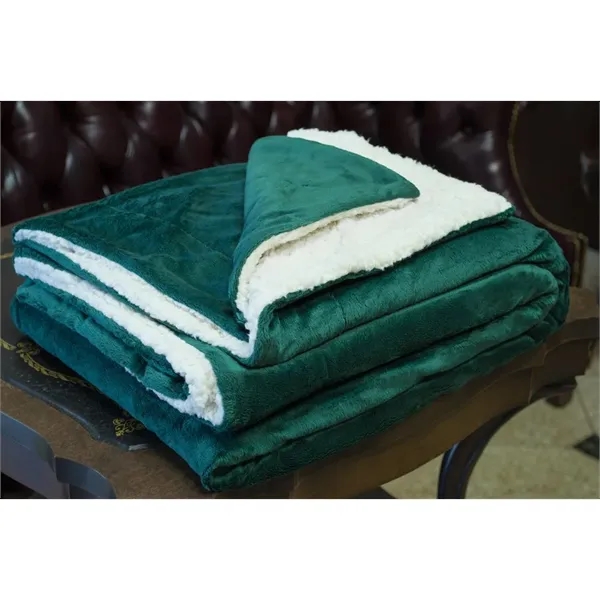 50"W x 60"H x 3/16"D. Luxuriously ultra plush 220gsm micro mink... from ASI 40544 Binaco