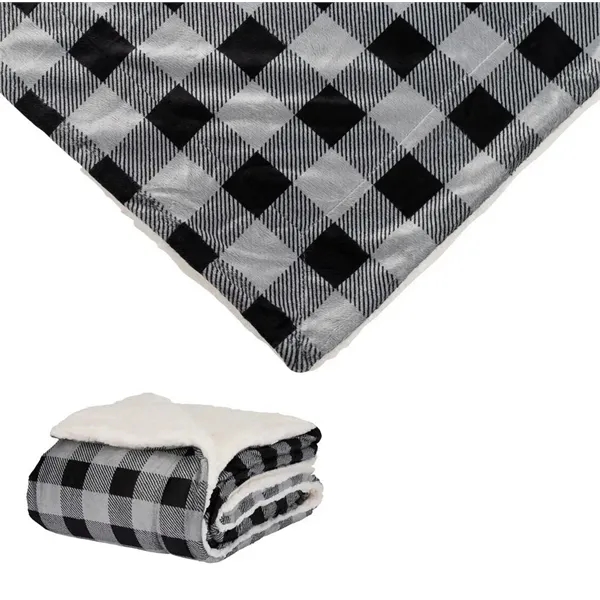 50"W x 60"H x 3/16"D. Luxuriously ultra plush 220gsm micro mink... from ASI 40544 Binaco