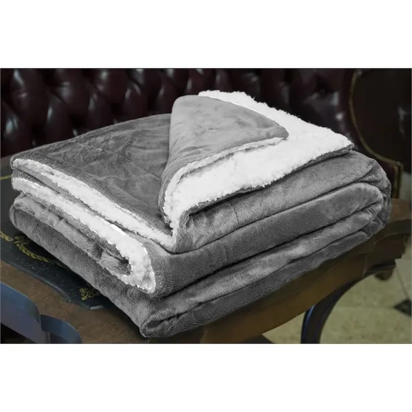 50"W x 60"H x 3/16"D. Luxuriously ultra plush 220gsm micro mink... from ASI 40544 Binaco