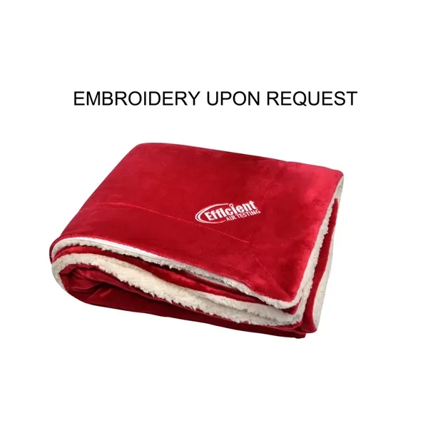 50"W x 60"H x 3/16"D. Luxuriously ultra plush 220gsm micro mink... from ASI 40544 Binaco