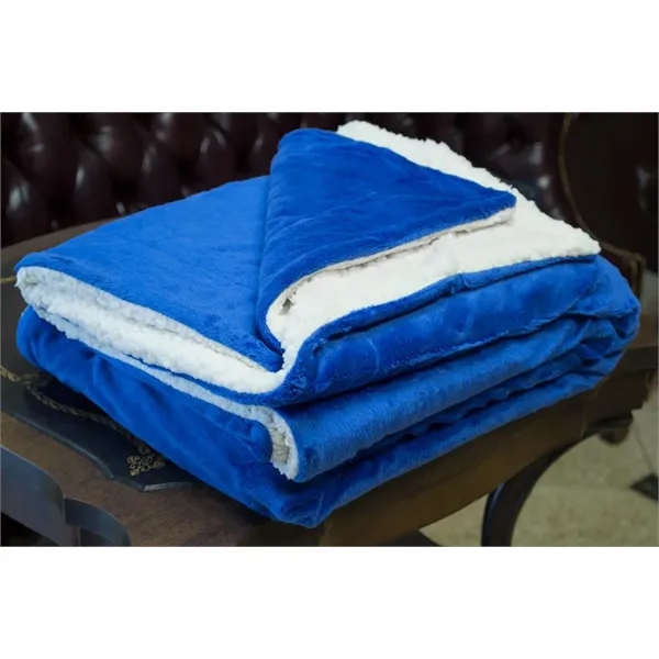 50"W x 60"H x 3/16"D. Luxuriously ultra plush 220gsm micro mink... from ASI 40544 Binaco