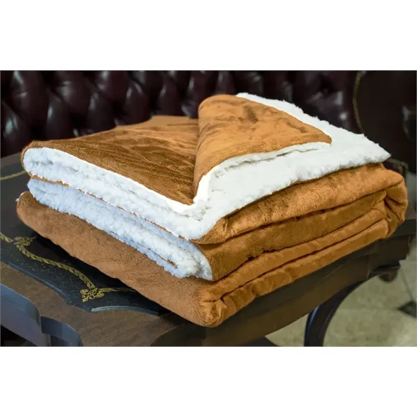 50"W x 60"H x 3/16"D. Luxuriously ultra plush 220gsm micro mink... from ASI 40544 Binaco