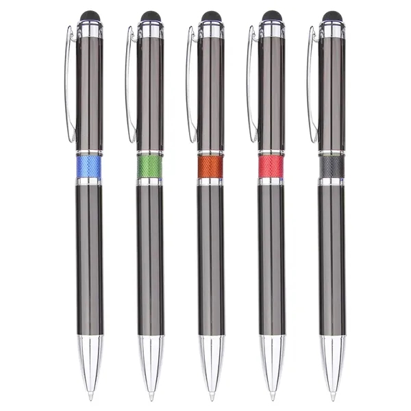 Aluminum Click Action Stylus Ballpoint Pen... from ASI 31517 Admart Products / Admart Line