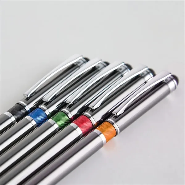 Aluminum Click Action Stylus Ballpoint Pen... from ASI 31517 Admart Products / Admart Line