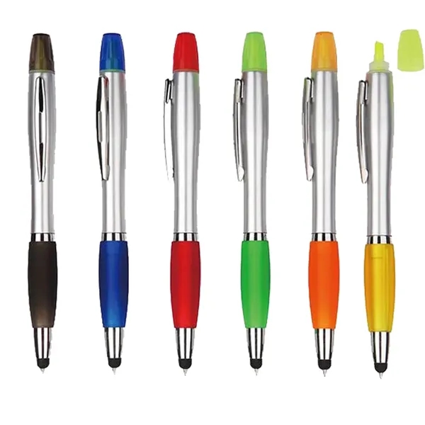 Multifunction Stylus Pen with Highlighter... from ASI 31517 Admart Products / Admart Line