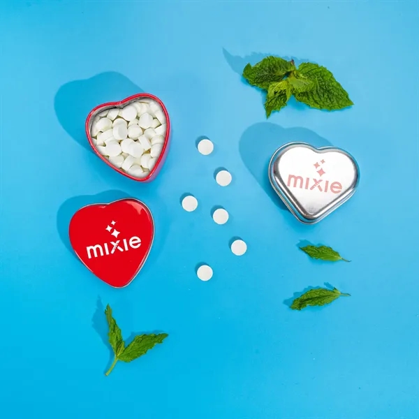 Small Heart Shaped Mint Tin filled with Choice of Candy... from ASI 61966 HPG / Mixie