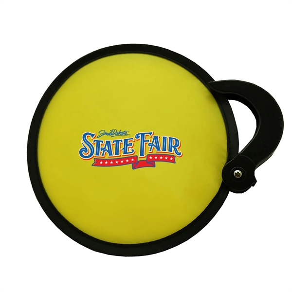 7" collapsible hand fan with handle.... from ASI 63549 Jornik Manufacturing Corp