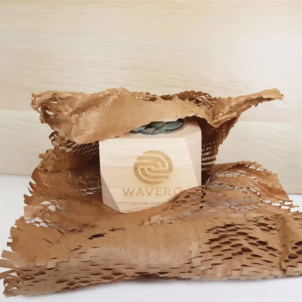 The geometric wooden planter with succulent makes a statement with its... from ASI 54100 Fields Manufacturing Inc / Fields