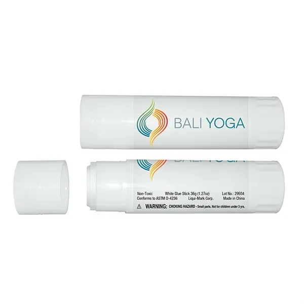 White Glue Stick - Round - 36g (1.27oz) with Full Color... from ASI 67675 Liqui-Mark Corp