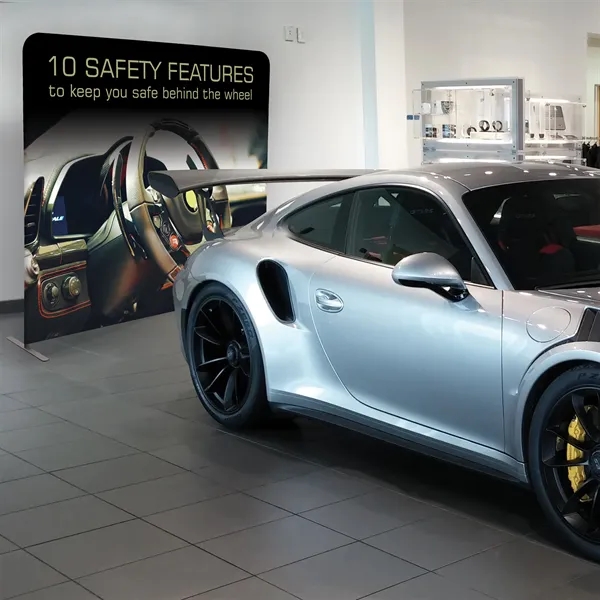 Slim Line Banner Wall Kit including hardware and banner... from ASI 80228 Quinn