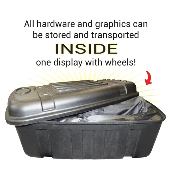 Package includes Trunk, two mini XBanners, 6' Stretch Table Cover, Single... from ASI 80228 Quinn