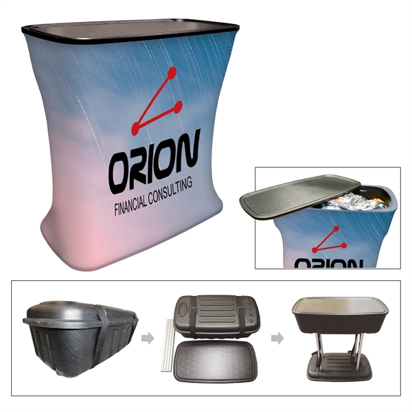 Package includes Trunk, two mini XBanners, 6' Stretch Table Cover, Single... from ASI 80228 Quinn