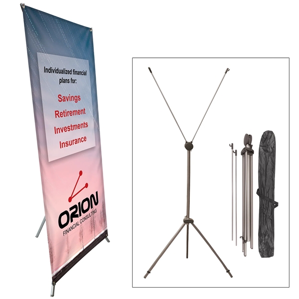 Package includes Trunk, two mini XBanners, 6' Stretch Table Cover, Single... from ASI 80228 Quinn