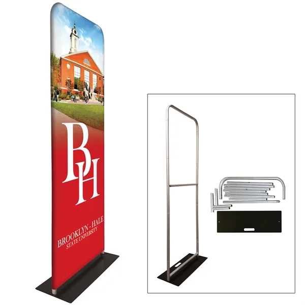 Trade show booth display sleek package with 6' stretch table cover,... from ASI 80228 Quinn