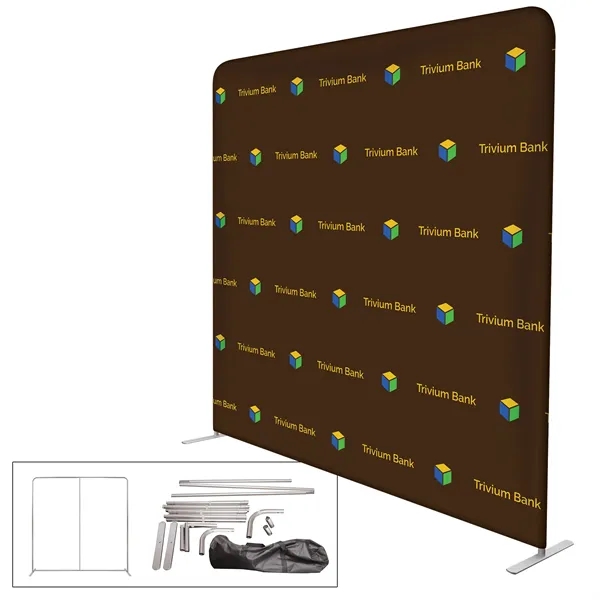 Trade show booth display superior package with 6' stretch table cover,... from ASI 80228 Quinn