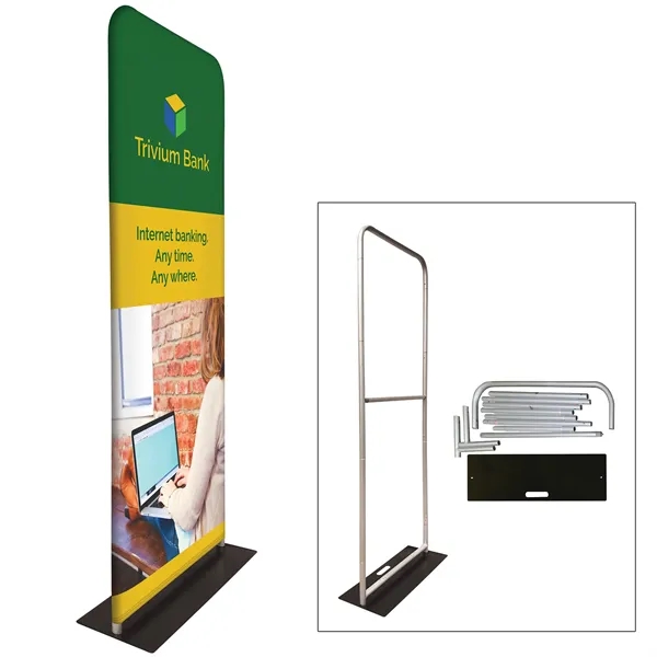 Trade show booth display superior package with 6' stretch table cover,... from ASI 80228 Quinn