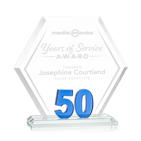 Mark a milestone in your organization with our Starfire Crystal hexagon... from ASI 84592 St Regis Group / St Regis