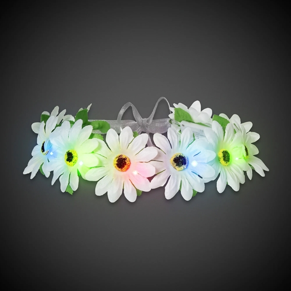 19" flower crown with 9 multicolored LED lights.... from ASI 42016 Brighter Promotions Inc