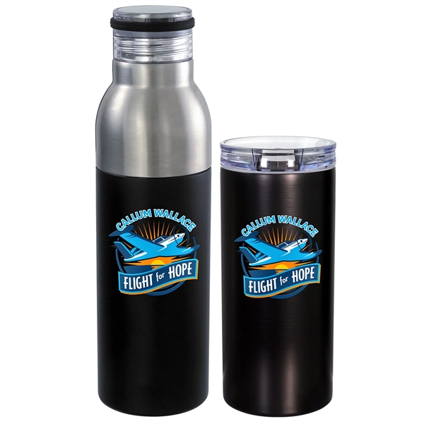 Stainless Tumbler Bottle Combo... from ASI 30208 A P Specialties / AP Specialties
