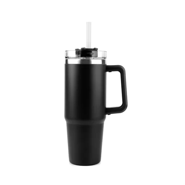 30 OZ. S/S Travel Mug with Handle & Straw... from ASI 41511 Brainchild USA Inc / BrainChild Gift Club