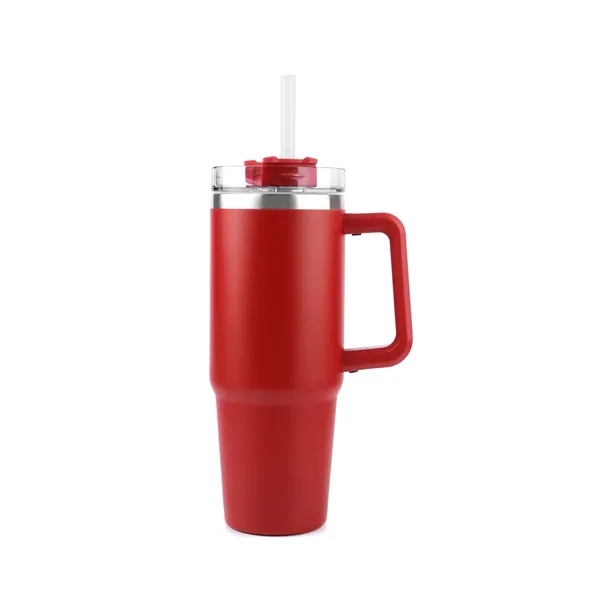 30 OZ. S/S Travel Mug with Handle & Straw... from ASI 41511 Brainchild USA Inc / BrainChild Gift Club