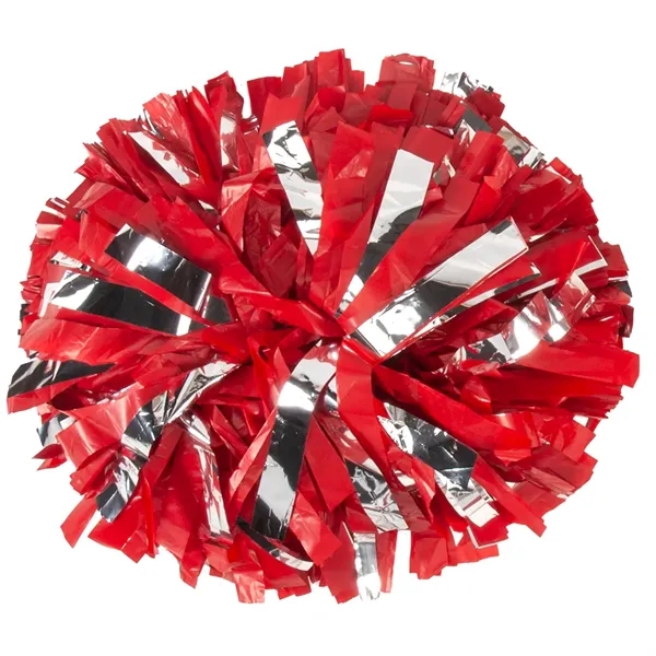 Stock Plastic Pom with Metallic Silver Flash added for extra sparkle.... from ASI 77280 Pepco Poms