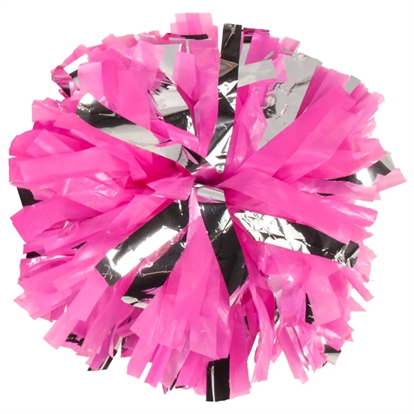 Stock Plastic Pom with Metallic Silver Flash added for extra sparkle.... from ASI 77280 Pepco Poms