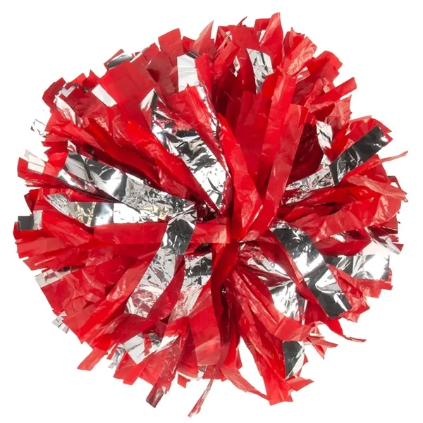 Stock Plastic Pom with Metallic Silver Flash added for extra sparkle.... from ASI 77280 Pepco Poms