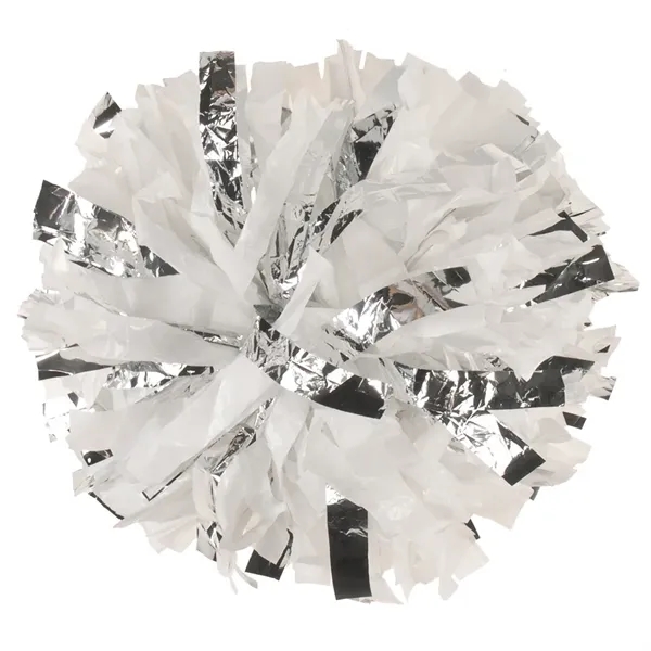 Stock Plastic Pom with Metallic Silver Flash added for extra sparkle.... from ASI 77280 Pepco Poms