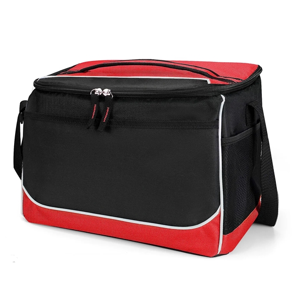 Roosevelt Cooler Bag holds 18 cans and features a zippered main... from ASI 90859 Tempo Industries Inc