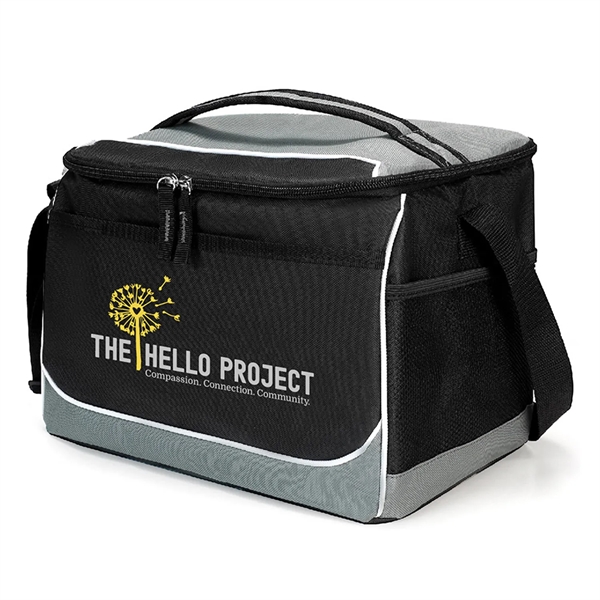 Roosevelt Cooler Bag holds 18 cans and features a zippered main... from ASI 90859 Tempo Industries Inc