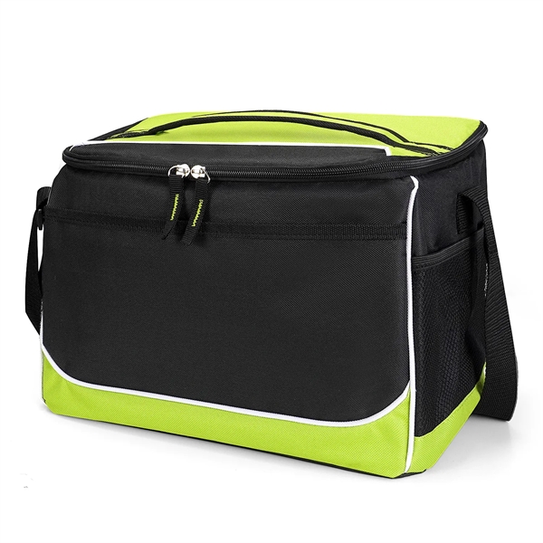 Roosevelt Cooler Bag holds 18 cans and features a zippered main... from ASI 90859 Tempo Industries Inc