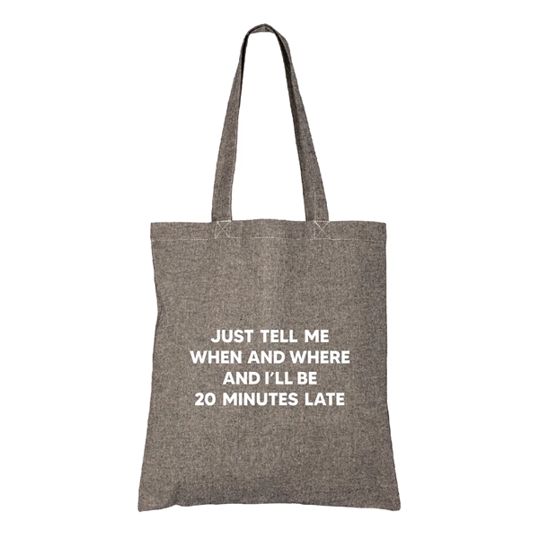 Recycled Cotton Twill Convention Tote Bag... from ASI 90859 Tempo Industries Inc