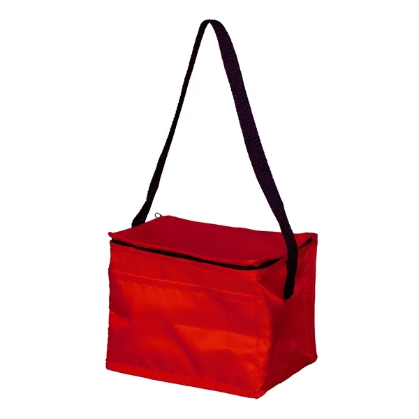 Polyester 6 Can Cooler Bag with thermal food safe foil lining... from ASI 90859 Tempo Industries Inc