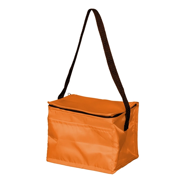 Polyester 6 Can Cooler Bag with thermal food safe foil lining... from ASI 90859 Tempo Industries Inc