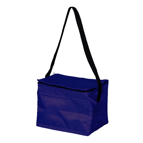 Polyester 6 Can Cooler Bag with thermal food safe foil lining... from ASI 90859 Tempo Industries Inc