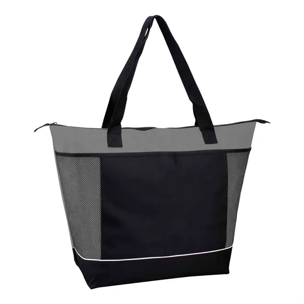 Jumbo Cooler Tote Bag holds 38 can and features a front... from ASI 90859 Tempo Industries Inc