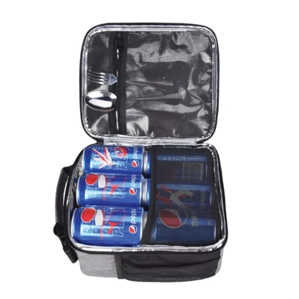 Personal Insulated Cooler Lunch Box Featuring An Adjustable Handle With Plastic... from ASI 90859 Tempo Industries Inc