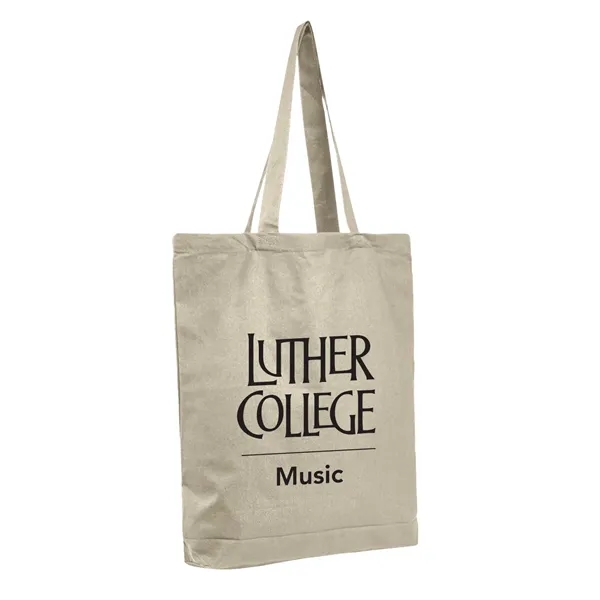 100% Cotton Economical Tote Bag With Bottom Gusset & Self Fabric... from ASI 90859 Tempo Industries Inc