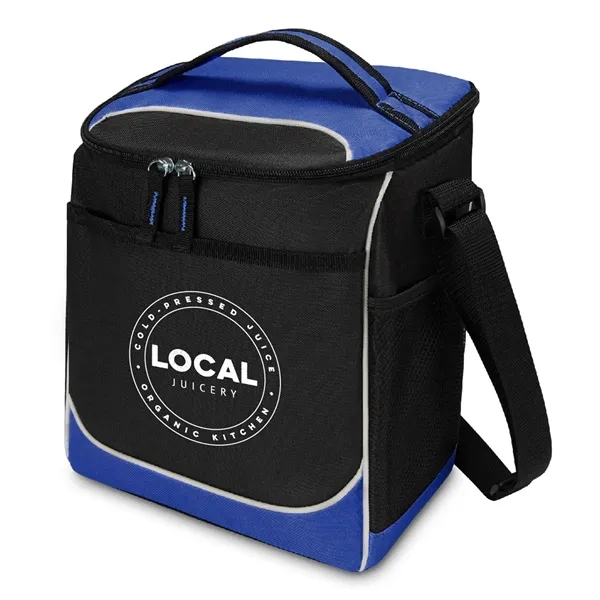 Lincoln Cooler Bag featuring a zippered main compartment and adjustable shoulder... from ASI 90859 Tempo Industries Inc