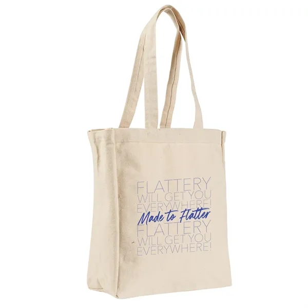 12 oz. Book/Tote Bag Featuring Full Side And Bottom Gusset and... from ASI 90859 Tempo Industries Inc