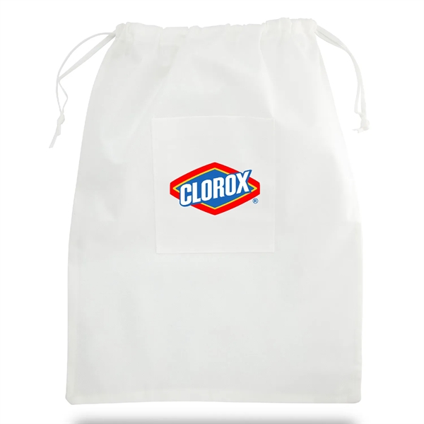 Laundry Bag featuring Drawstring Closure And Small Front Pocket.... from ASI 90859 Tempo Industries Inc