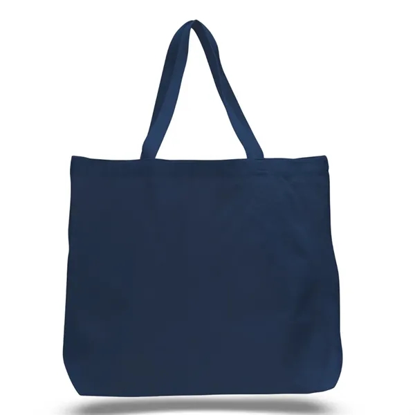 Jumbo canvas tote bag with squared off bottom and extra long... from ASI 90859 Tempo Industries Inc