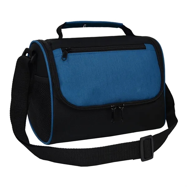 Break Time Cooler Lunch Bag featuring a zippered main compartment. Bag... from ASI 90859 Tempo Industries Inc