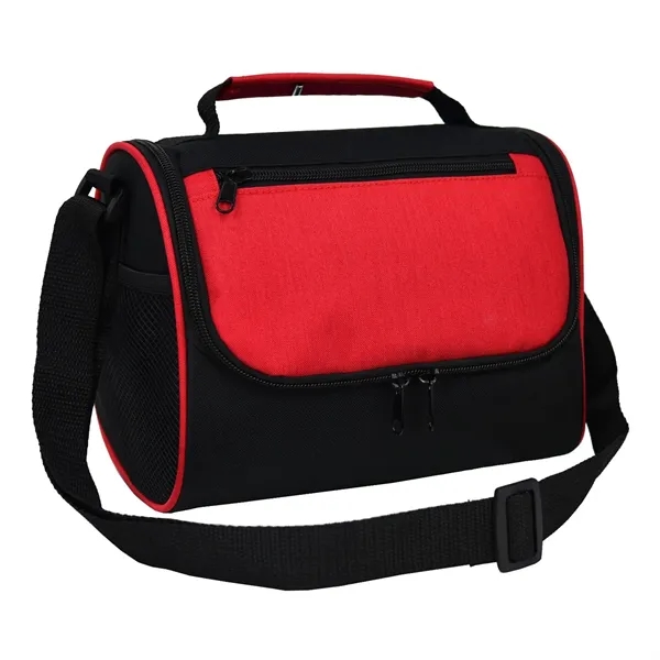 Break Time Cooler Lunch Bag featuring a zippered main compartment. Bag... from ASI 90859 Tempo Industries Inc