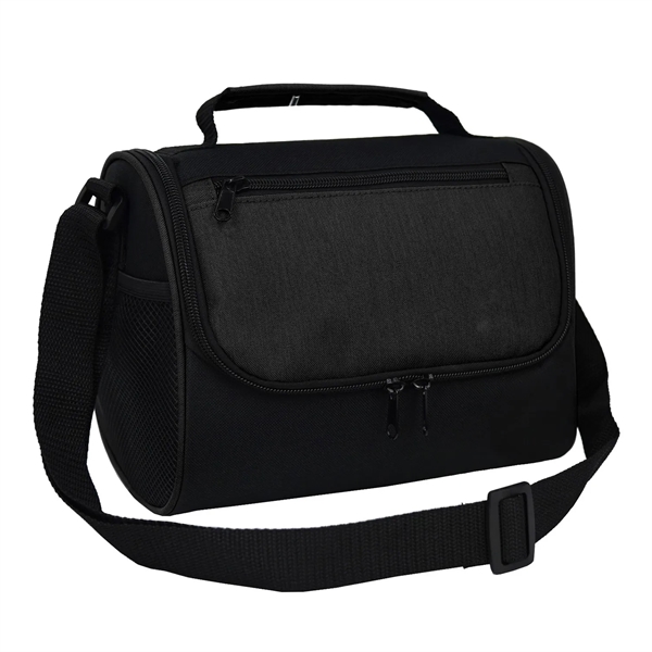 Break Time Cooler Lunch Bag featuring a zippered main compartment. Bag... from ASI 90859 Tempo Industries Inc