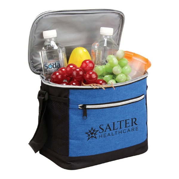 Polyester Insulated Picnic Bag featuring a zippered Main Compartment, zippered Front... from ASI 90859 Tempo Industries Inc